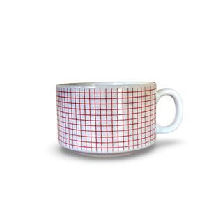 Large Red Graph Mug